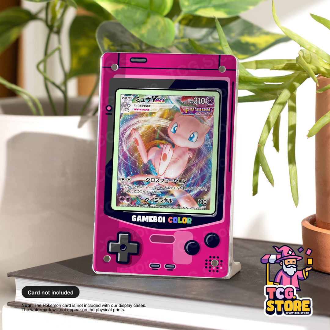 Pink Gameboy Color Pokémon Extended Art Display - TCG.Store - TCGDotStore