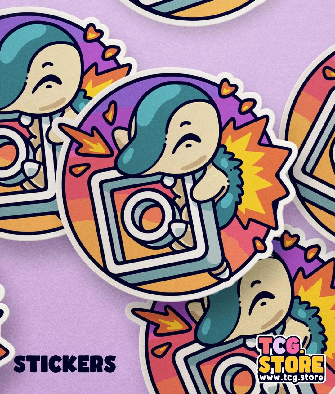 Pokemon Cyndaquil Sticker: Team Instagram - TCG.Store - TCGDotStore