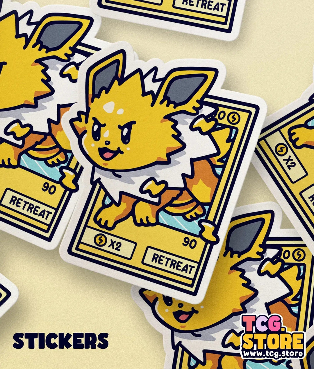 Pokemon Jolteon Sticker - TCG.Store - TCGDotStore