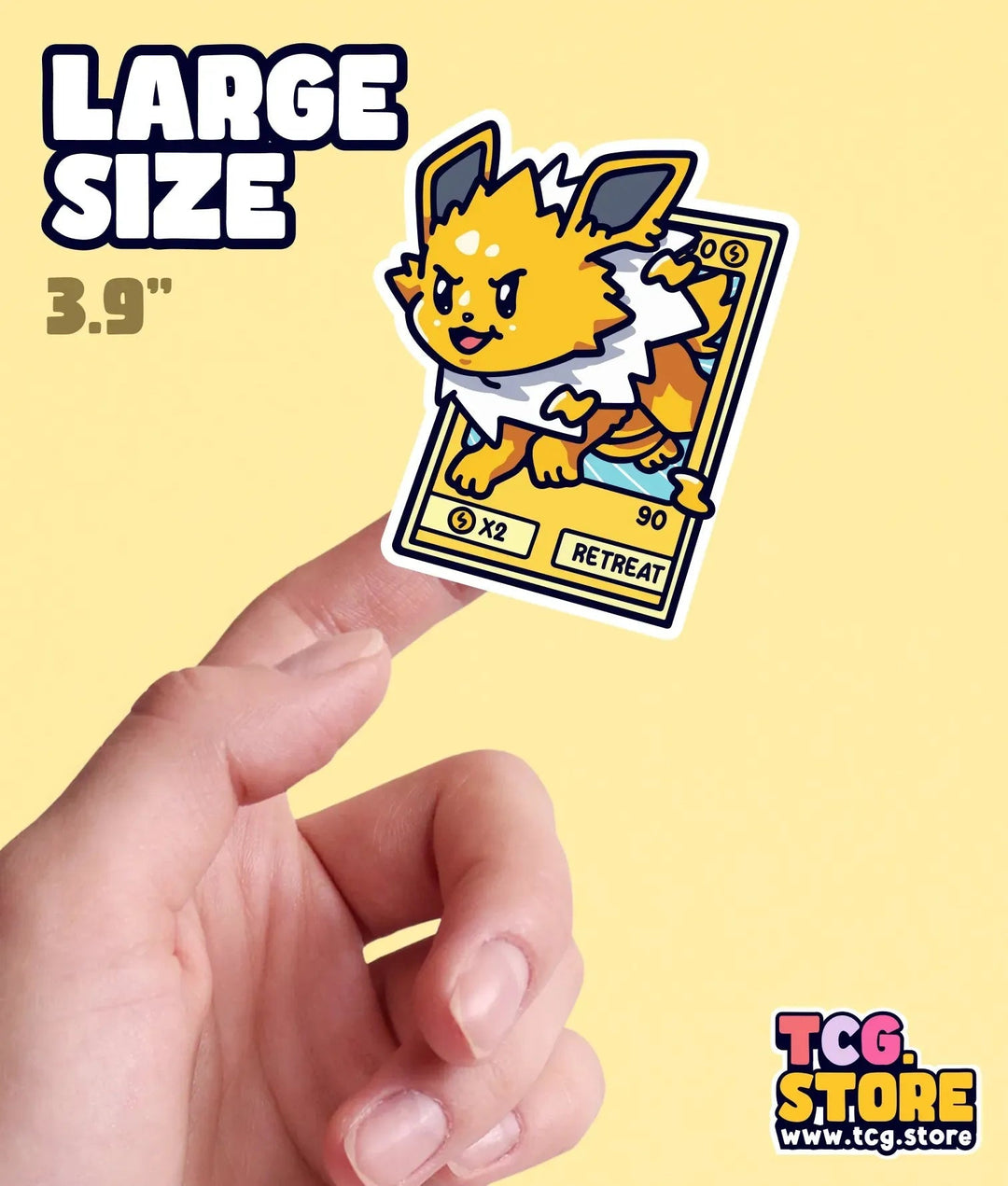 Pokemon Jolteon Sticker - TCG.Store - TCGDotStore