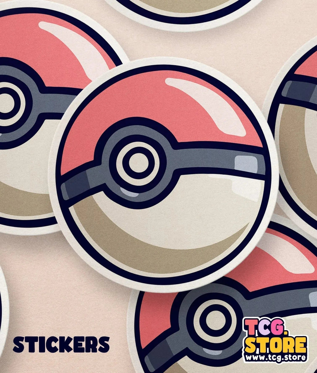 Pokemon Pokeball Sticker - TCG.Store - TCGDotStore