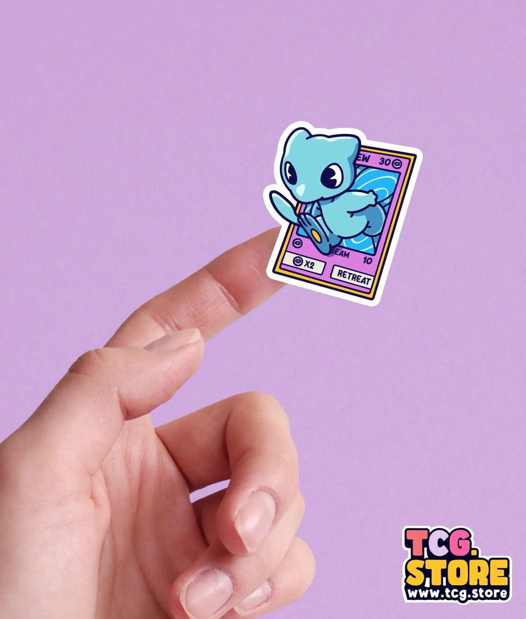 Pokemon Shining Mew Sticker - TCG.Store - TCGDotStore