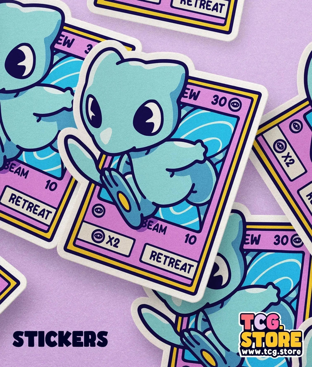 Pokemon Shining Mew Sticker - TCG.Store - TCGDotStore