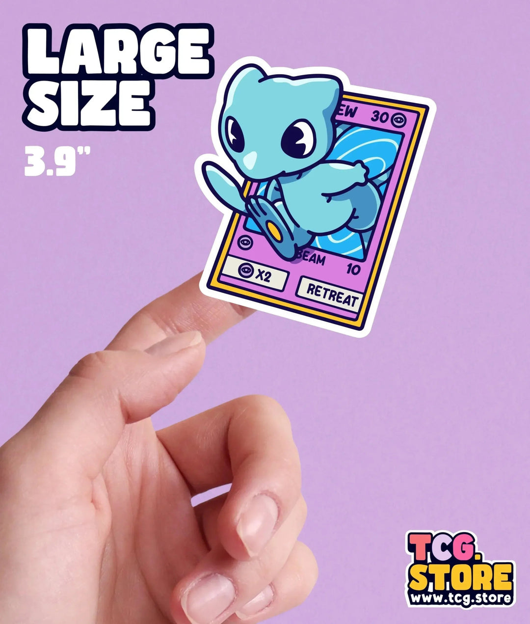 Pokemon Shining Mew Sticker - TCG.Store - TCGDotStore