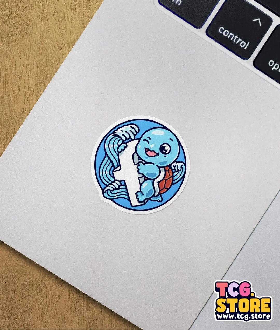 Pokemon Squirtle Sticker: Team Facebook - TCG.Store