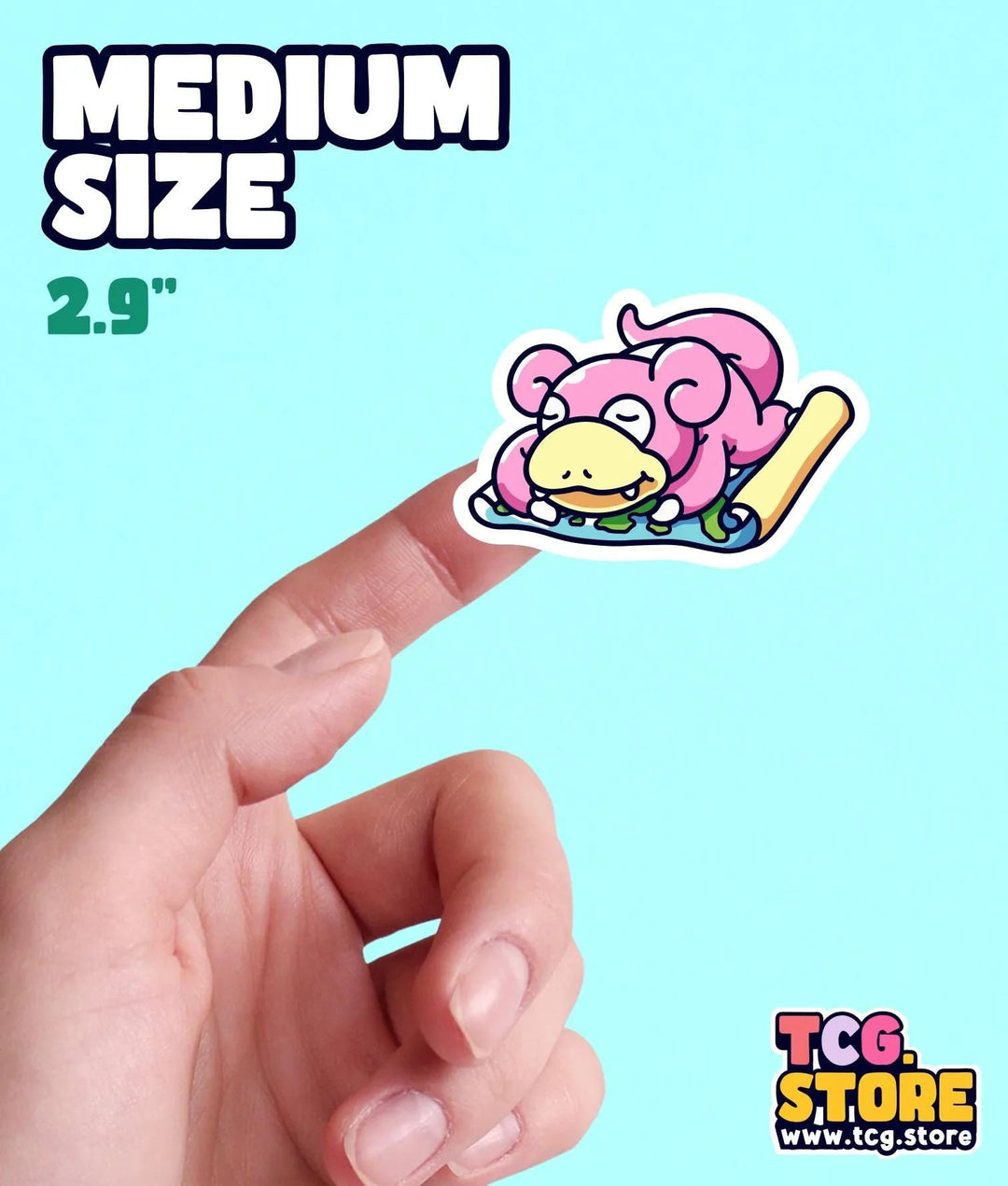 Slowpoke Pokemon Sticker - TCG.Store - TCGDotStore