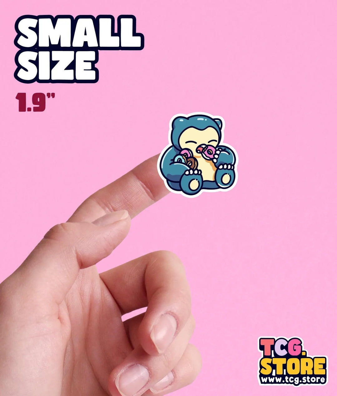 Snorlax Pokemon Donut Sticker - TCG.Store - TCGDotStore