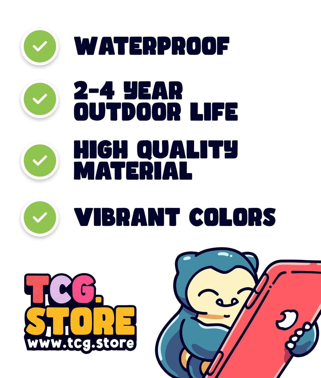 Snorlax Pokemon Sticker: Phone - TCG.Store - TCGDotStore