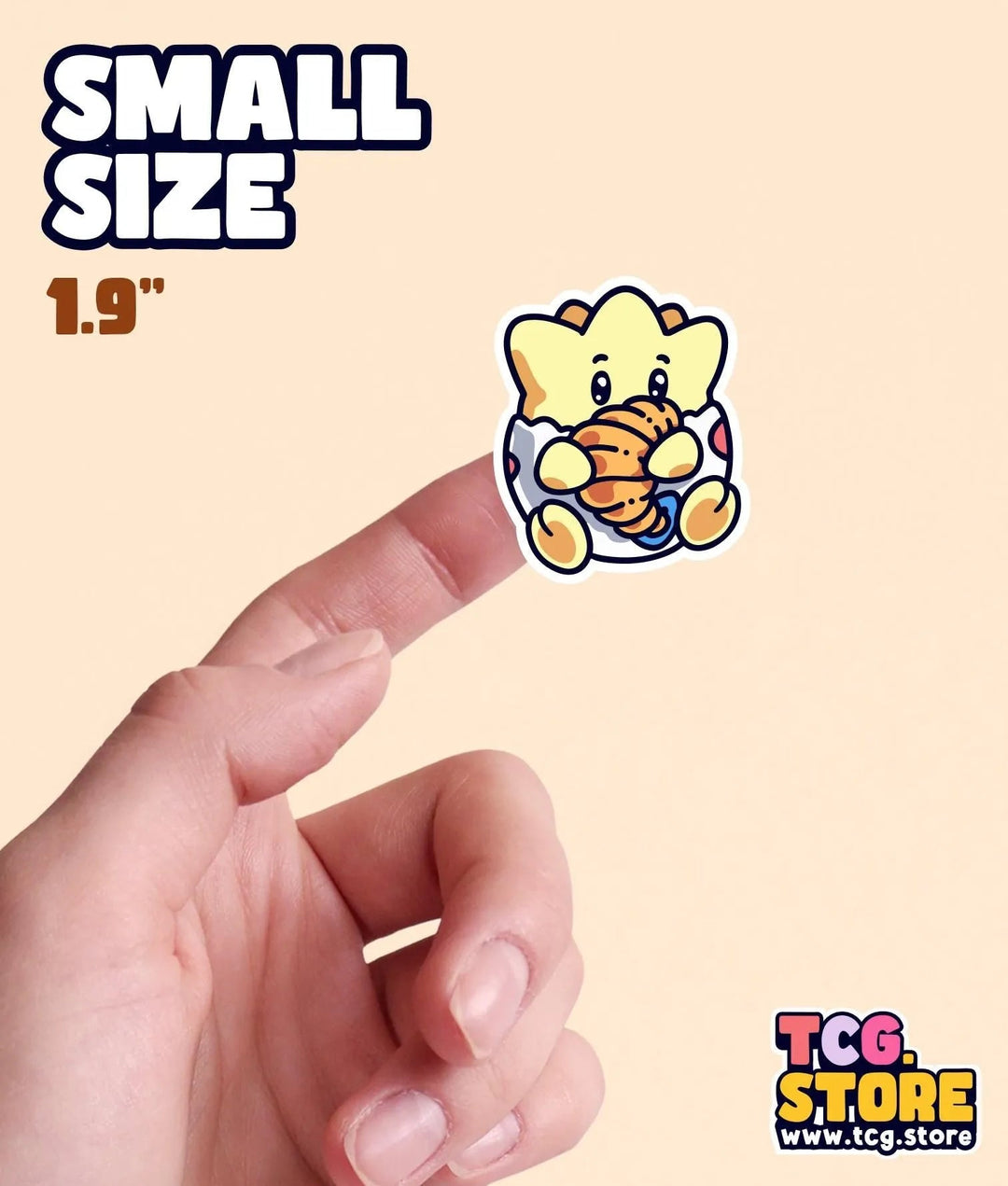 Togepi Pokemon Sticker: Holding Croissant - TCG.Store - TCGDotStore