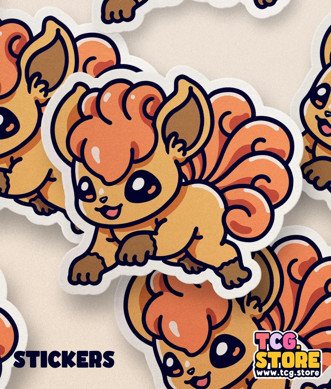 Vulpix Pokemon Sticker - TCG.Store - TCGDotStore