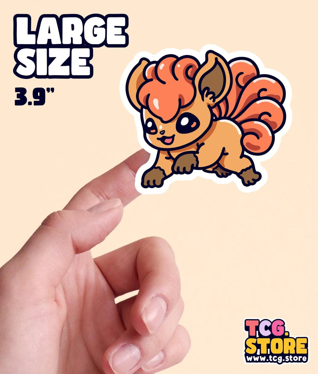 Vulpix Pokemon Sticker - TCG.Store - TCGDotStore