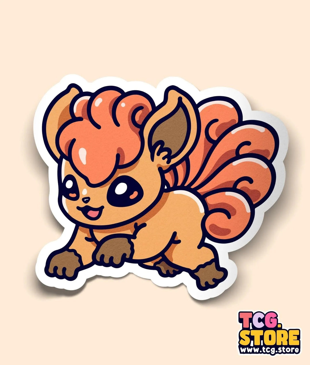 Vulpix Pokemon Sticker - TCG.Store - TCGDotStore