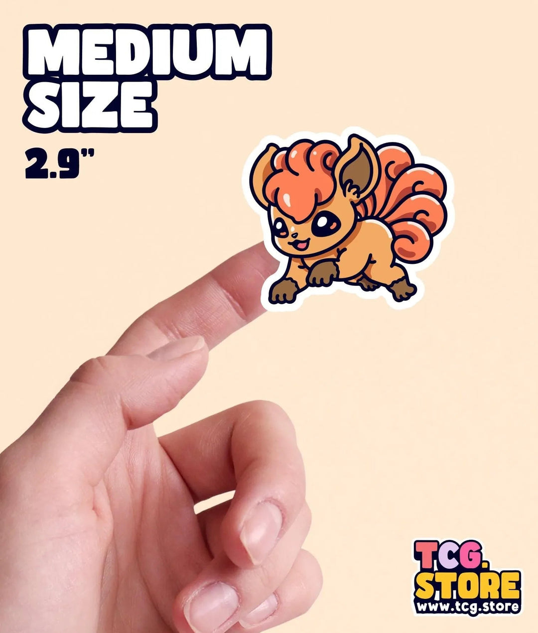 Vulpix Pokemon Sticker - TCG.Store - TCGDotStore