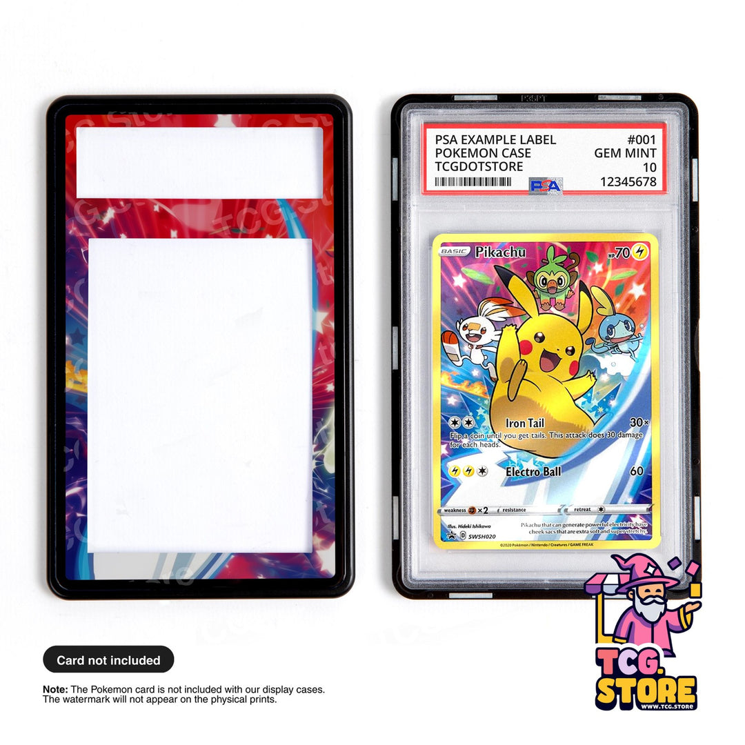 Pikachu - SWSH020 | Pokémon PSA / CGC Graded Card Case Extended Artwork Display