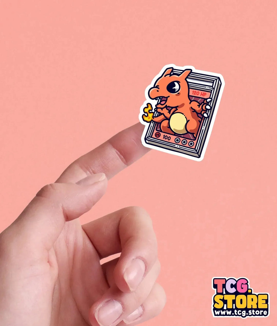 Charizard Pokemon Sticker: Graded Slab