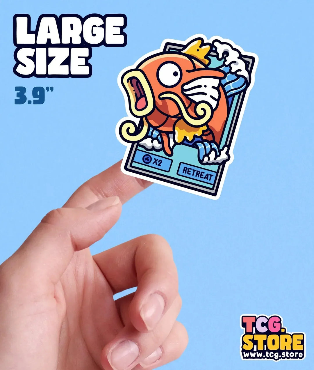 Pokemon Magikarp Card Sticker