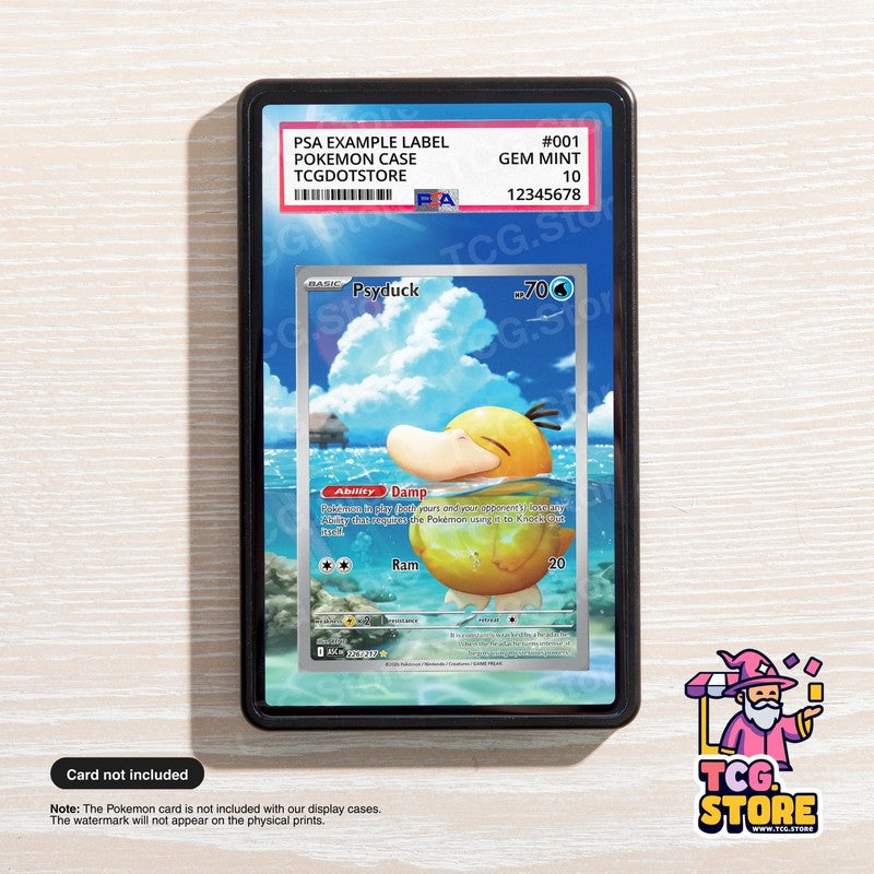 Psyduck 226/217 - Ascended Heroes | Pokémon Graded Case Extended Art Display