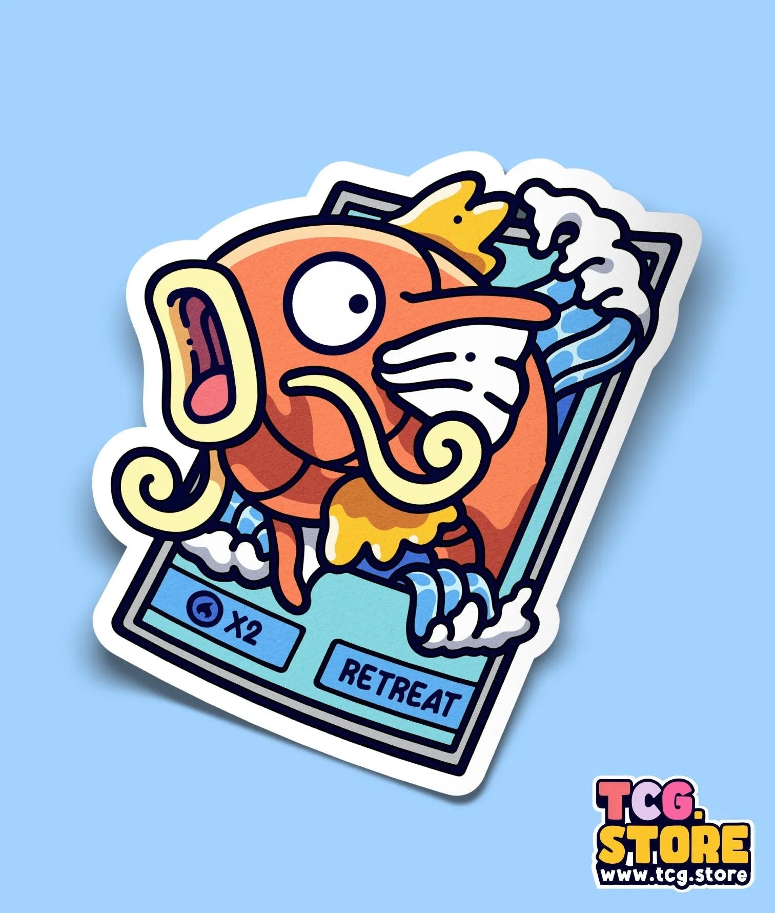 Magikarp Pokemon Card Sticker