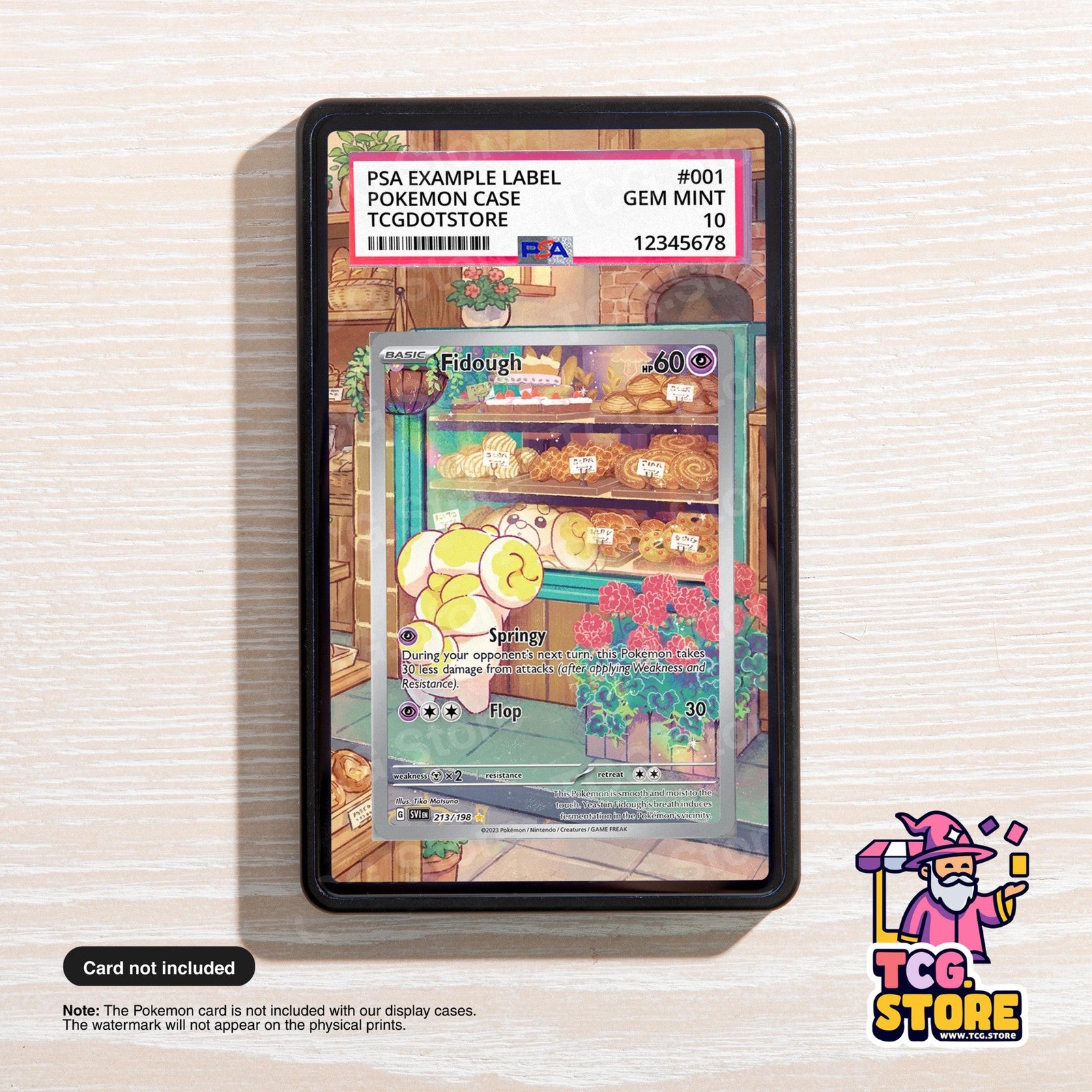 Fidough 213/198 | Pokémon PSA / CGC Graded Card Case Extended Artwork Display