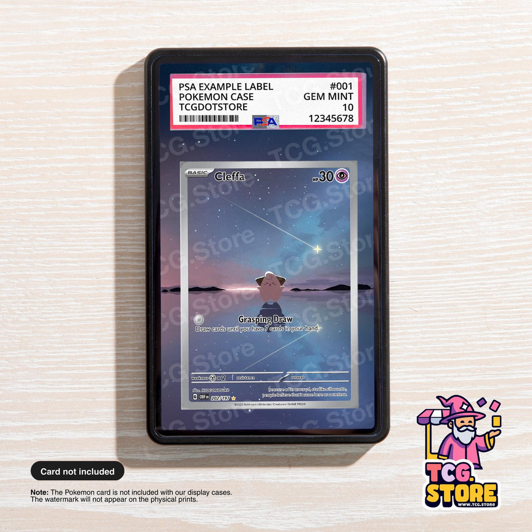 Cleffa 202/197 | Pokémon PSA / CGC Graded Card Case Extended Artwork Display
