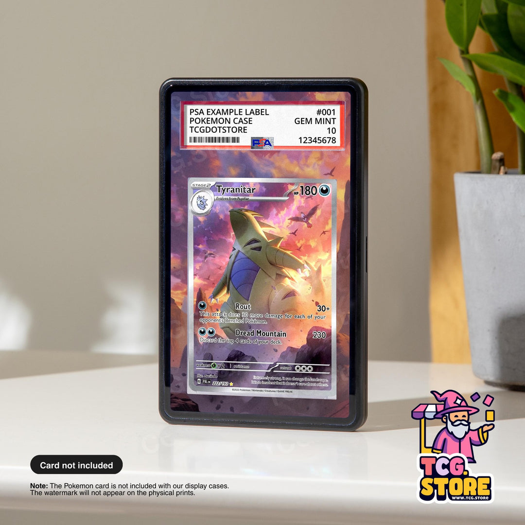 Tyranitar 222/193 | Pokémon PSA / CGC Graded Card Case Extended Artwork Display
