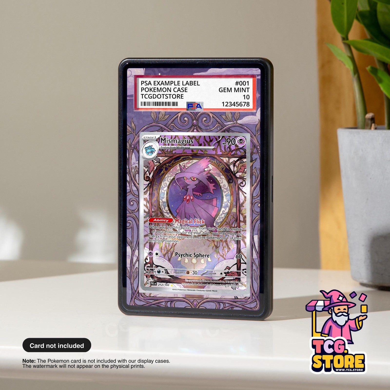 Mismagius 212/193 | Pokémon PSA / CGC Graded Card Case Extended Artwork Display