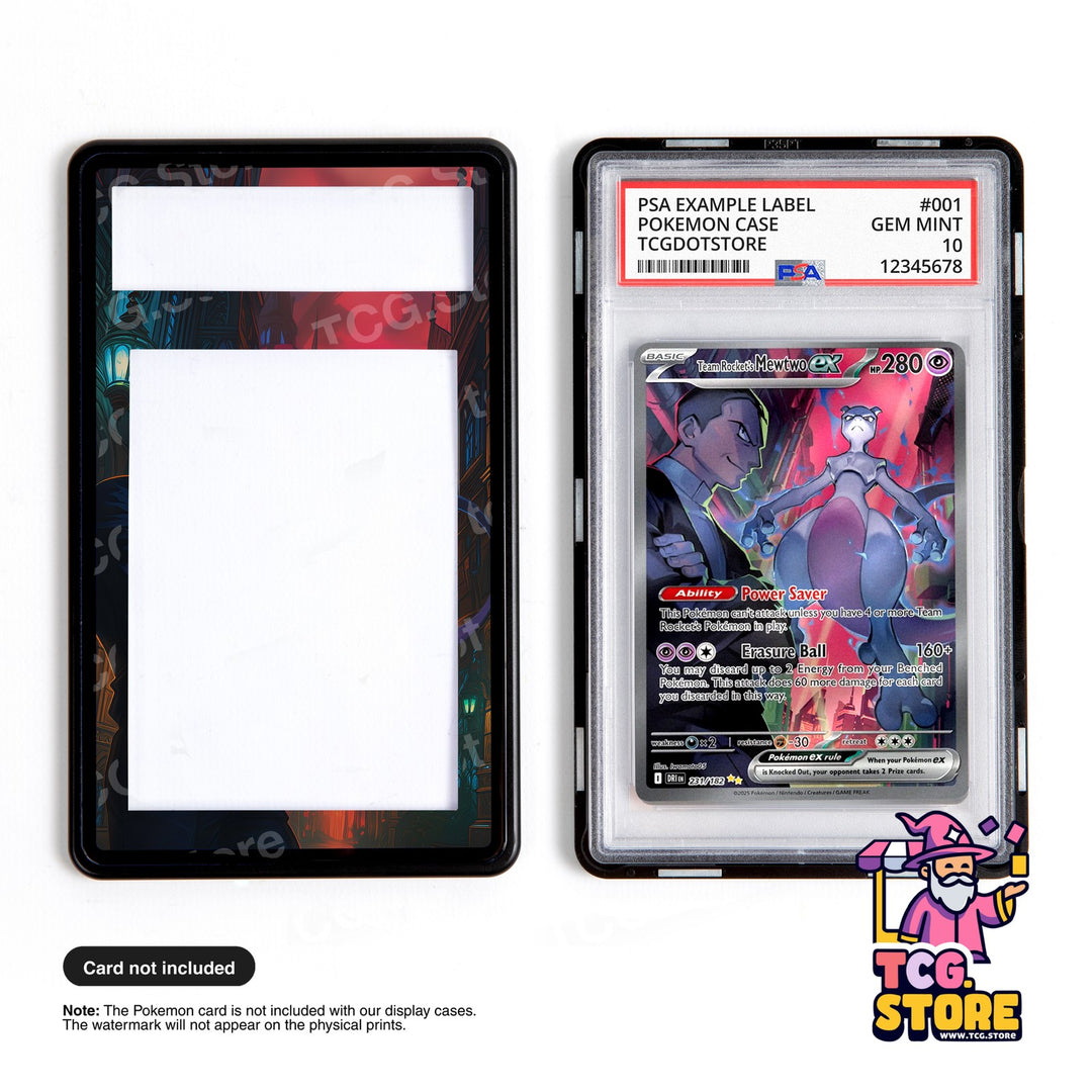 Team Rocket's Mewtwo Ex 231/182 | Pokémon Graded Case Extended Artwork Display