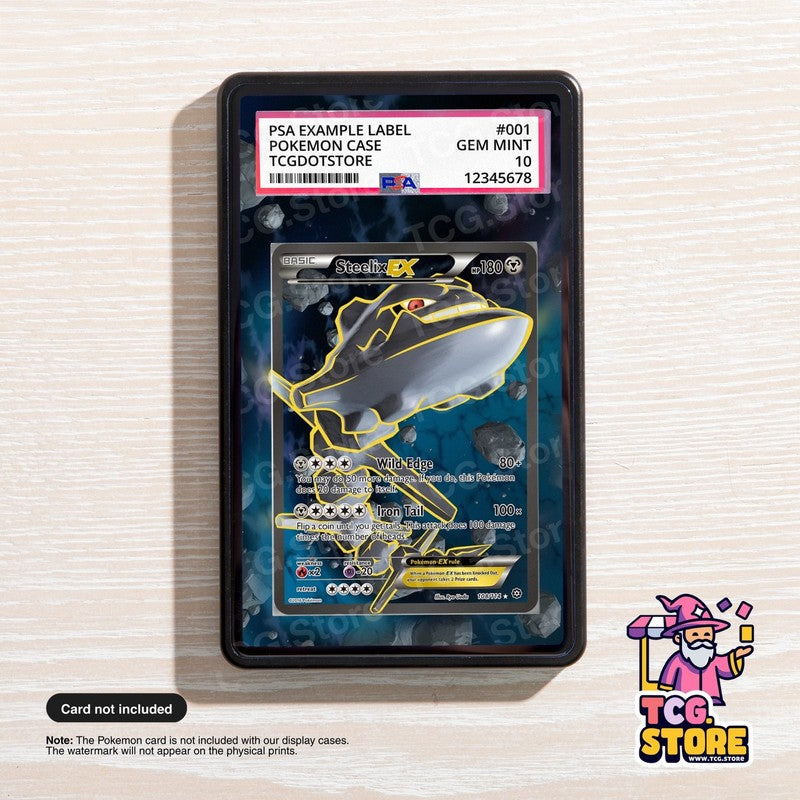 Steelix-EX 108/114 - XY Steam Siege | Pokémon Graded Case Extended Art Display