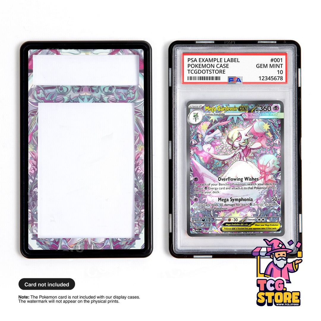 Mega Gardevoir Ex 178/132 Pokémon PSA Graded Card Case Extended Artwork Display