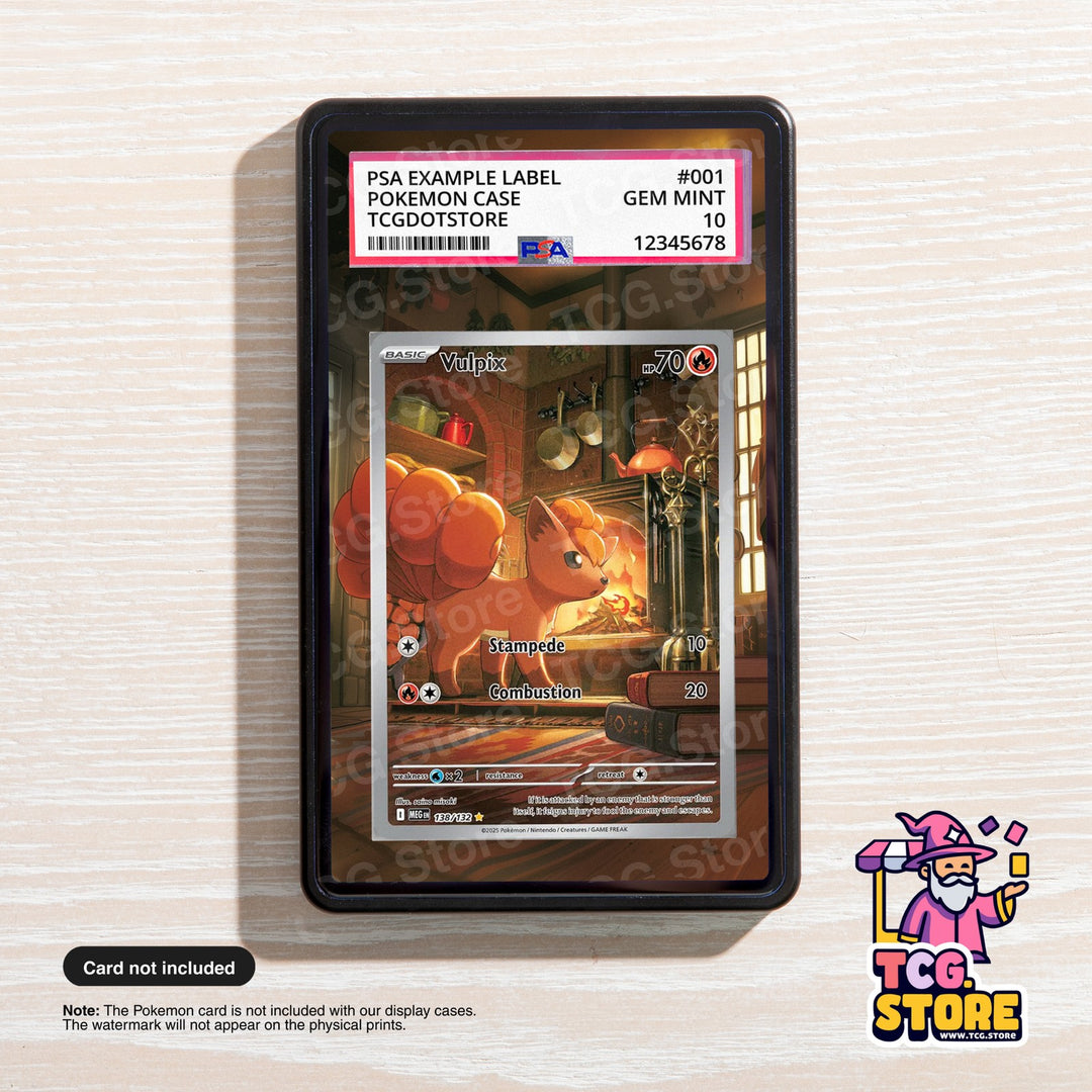 Vulpix 138/132 - Mega Evolution | Pokémon Graded Case Extended Art Display
