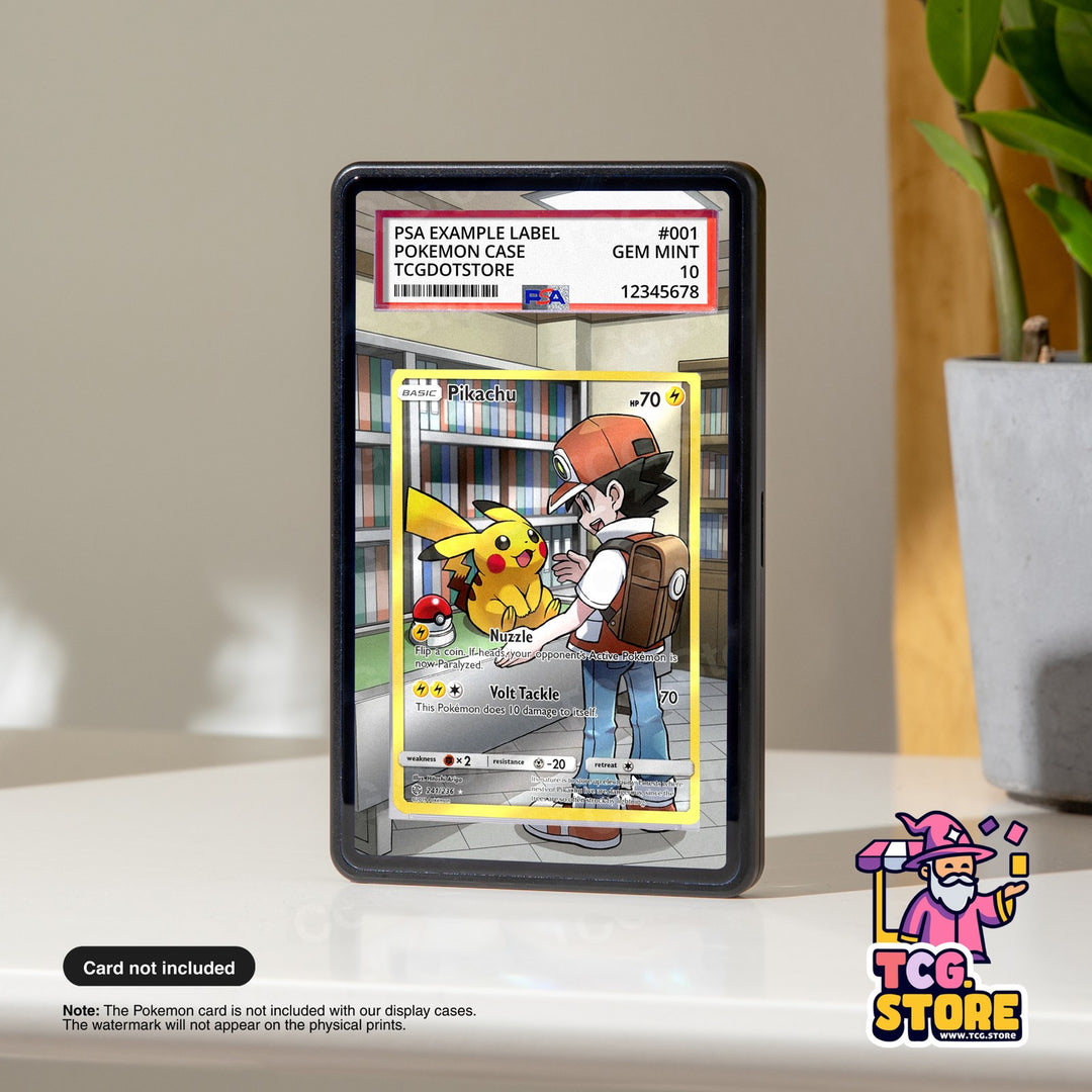 Pikachu 241/236 - Cosmic Eclipse | Pokémon Graded Case Extended Art Display