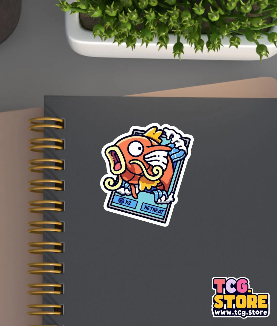 Magikarp Pokemon Card Sticker