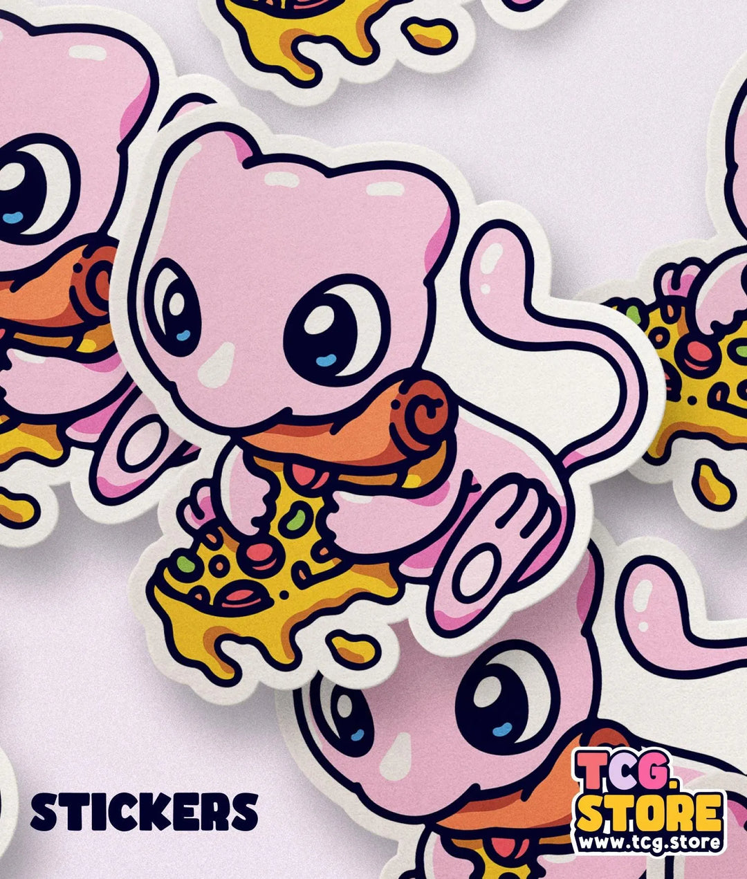 a bunch of stickers that are on a table