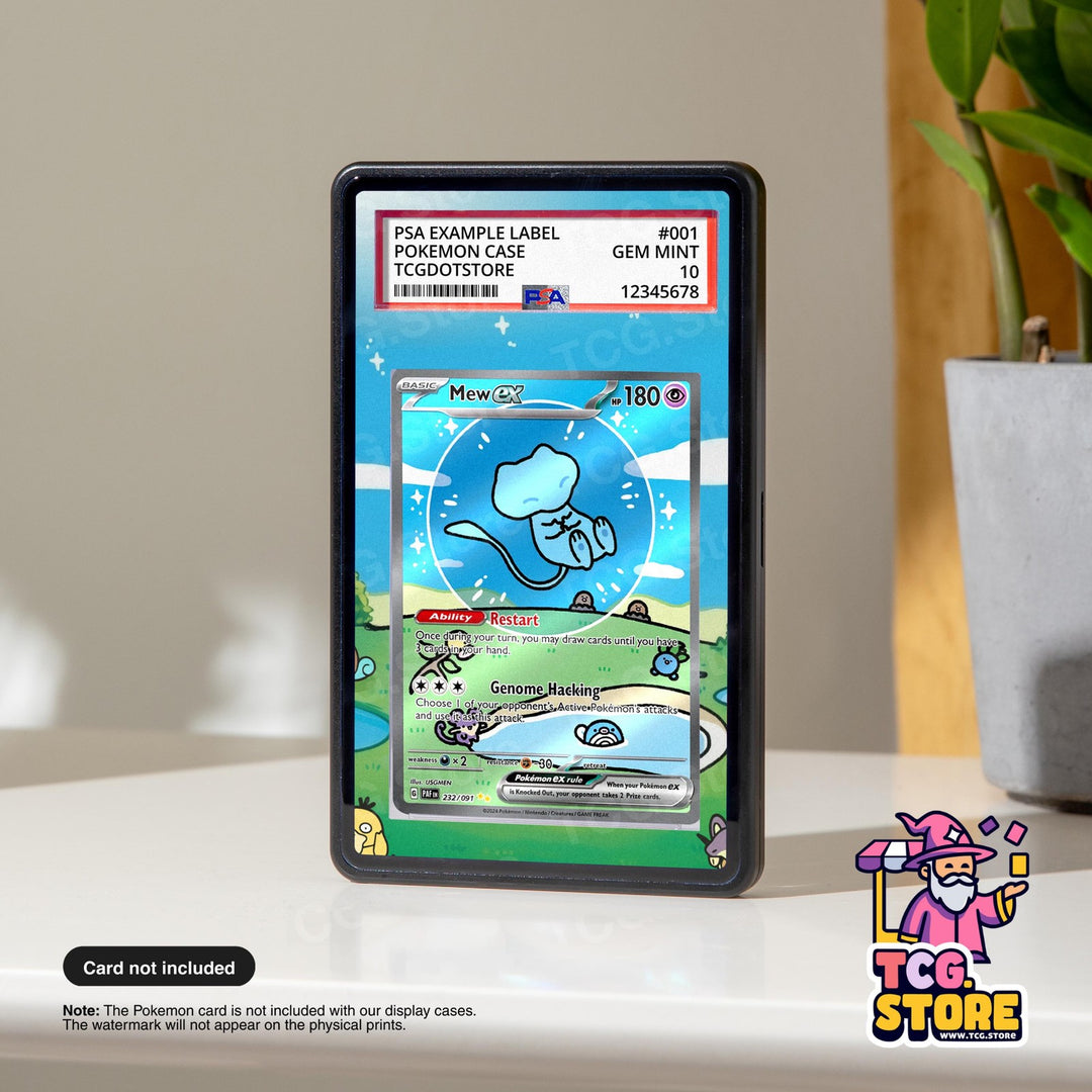 Mew Ex 232/91 | Pokémon PSA / CGC Graded Card Case Extended Artwork Display