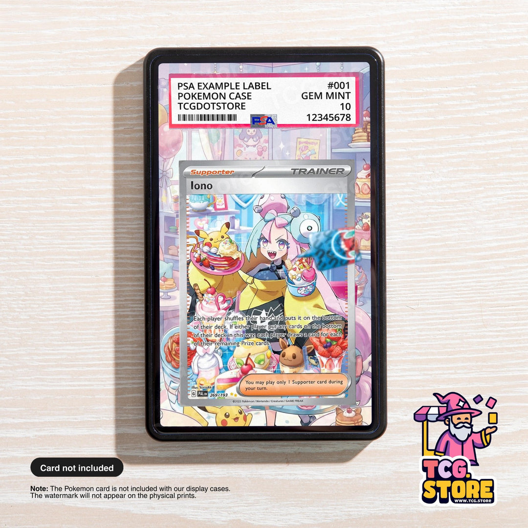 Iono 269/193 | Pokémon PSA / CGC Graded Card Case Extended Artwork Display