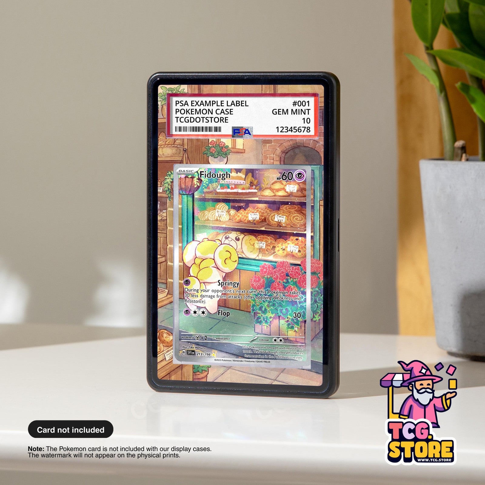 Fidough 213/198 | Pokémon PSA / CGC Graded Card Case Extended Artwork Display