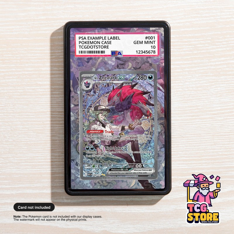 N's Zoroark Ex 286/217 - Ascended Heroes | Pokémon Graded Case Extended Art