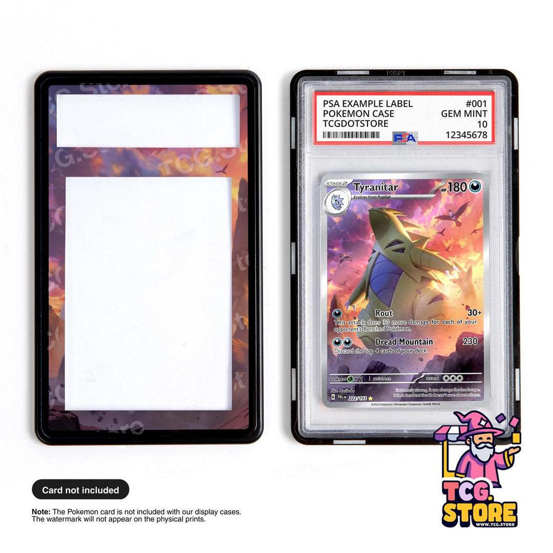 Tyranitar 222/193 | Pokémon PSA / CGC Graded Card Case Extended Artwork Display