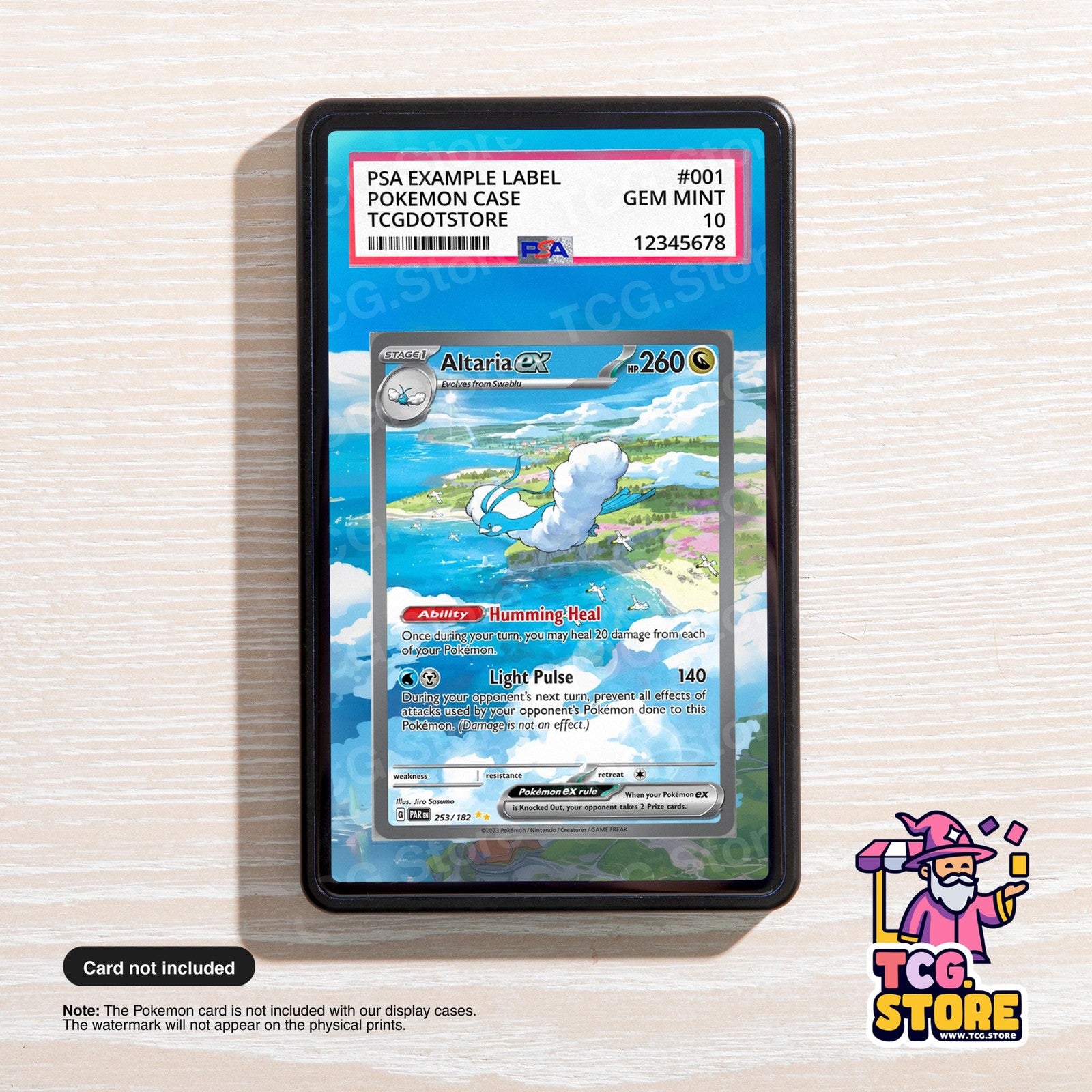 Altaria Ex 253/182 | Pokémon PSA / CGC Graded Card Case Extended Artwork Display