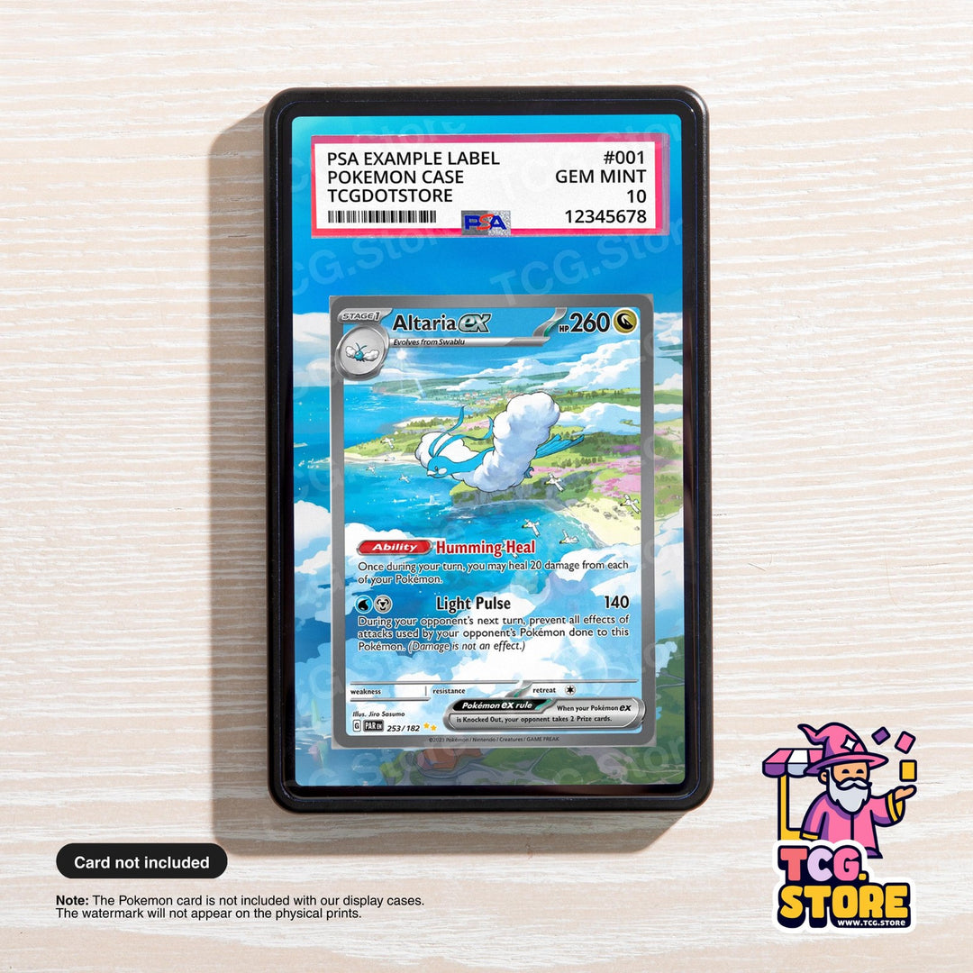Altaria Ex 253/182 | Pokémon PSA / CGC Graded Card Case Extended Artwork Display