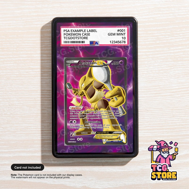 Alakazam-EX 117/124 - Fates Collide | Pokémon Graded Case Extended Art Display