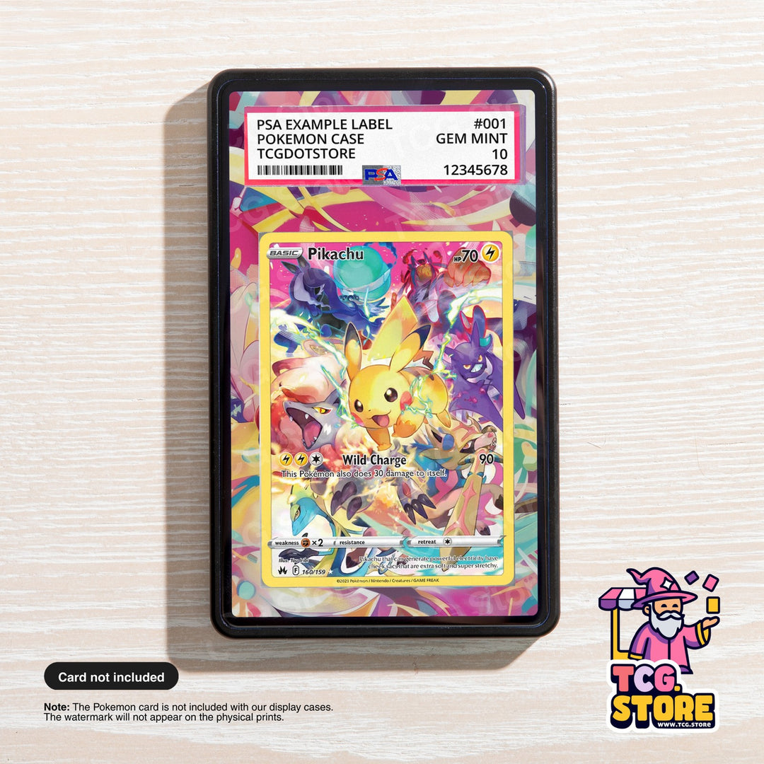 Pikachu Secret 160/159 - Crown Zenith | Pokémon Graded Extended Artwork Display