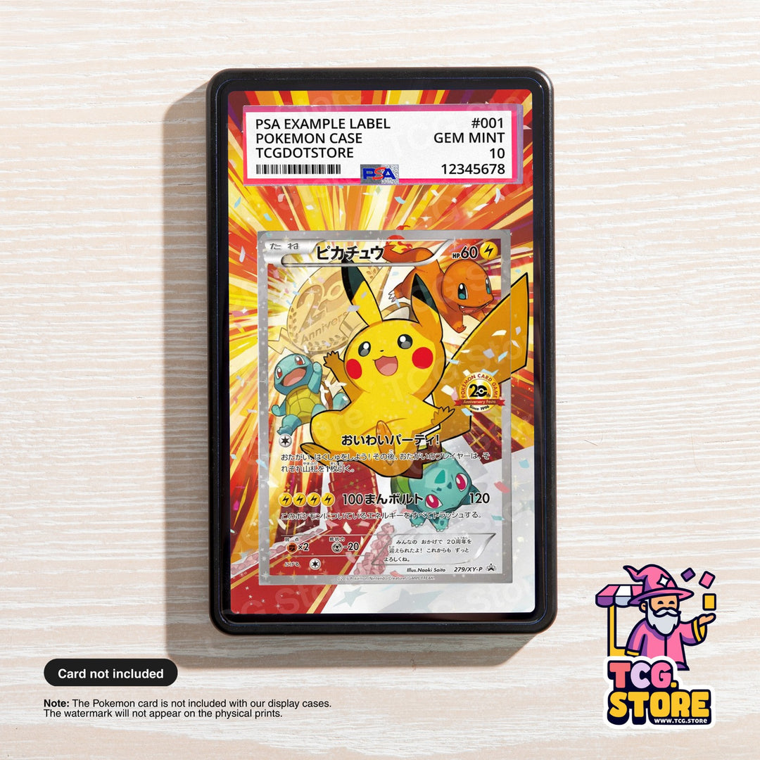 Pikachu 279-XY-P - XY Promos | Pokémon Graded Case Extended Art Display