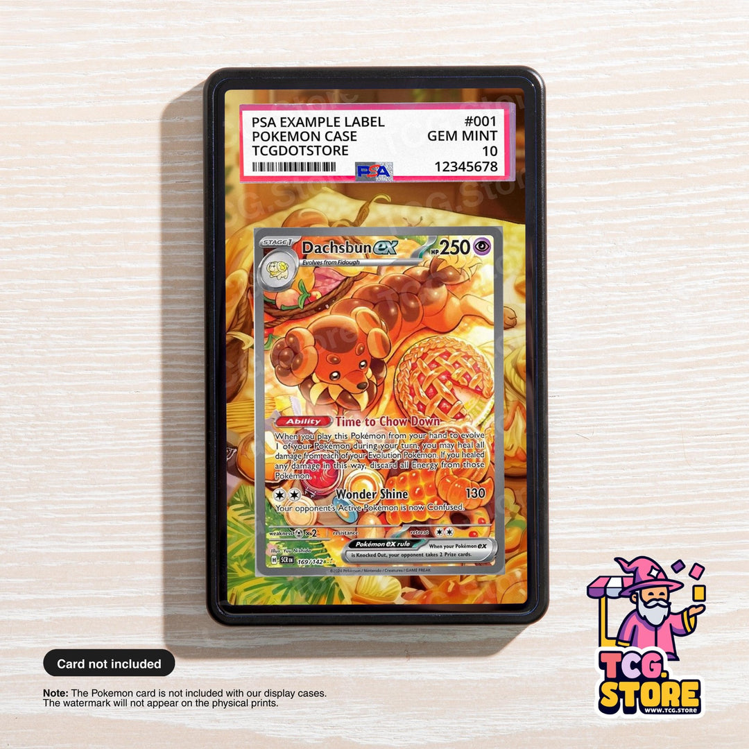 Dachsbun Ex 169/142 | Pokémon PSA / CGC Graded Card Case Extended Art Case
