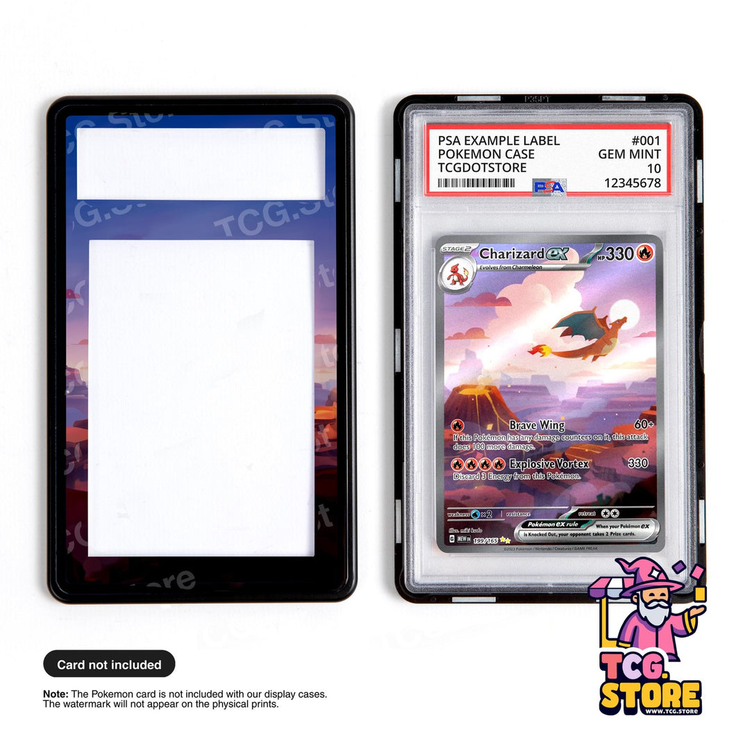 Charizard Ex 199/165 | Pokémon PSA / CGC Graded Card Case Extended Artwork Case