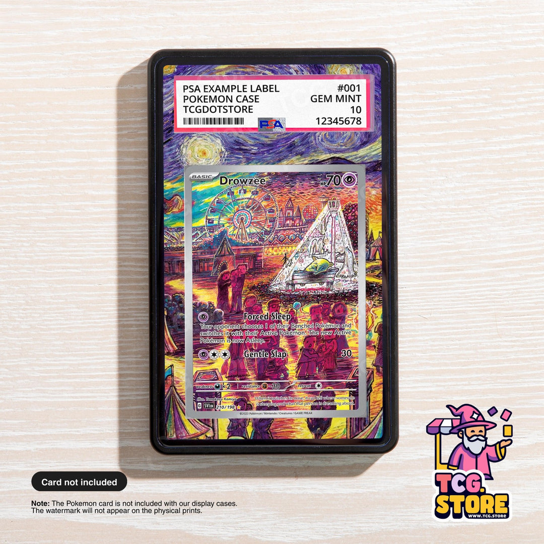 Drowzee 210/198 | Pokémon PSA Graded Card Case Extended Artwork Display