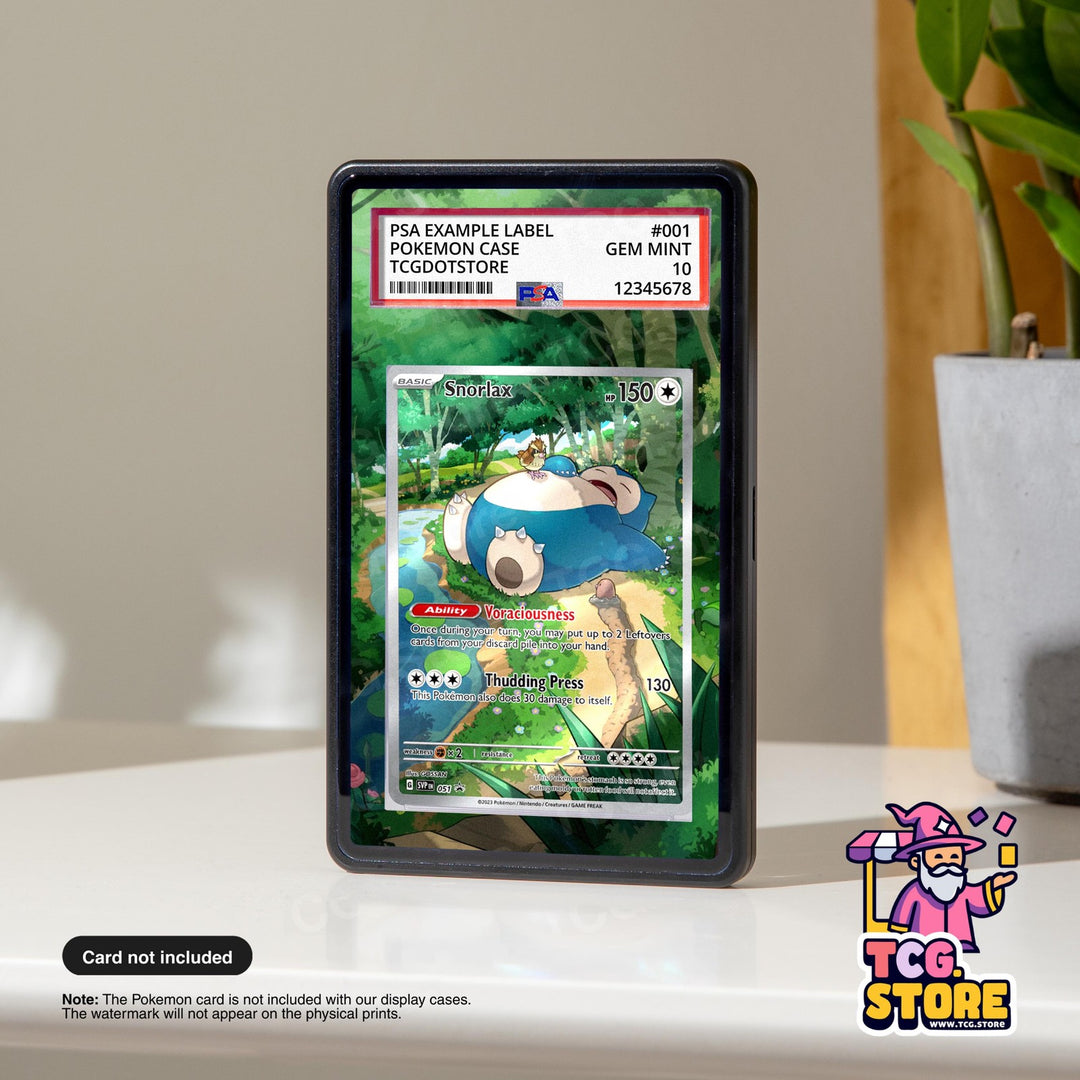 Snorlax 051 | Pokémon PSA / CGC Graded Card Case Extended Artwork Display
