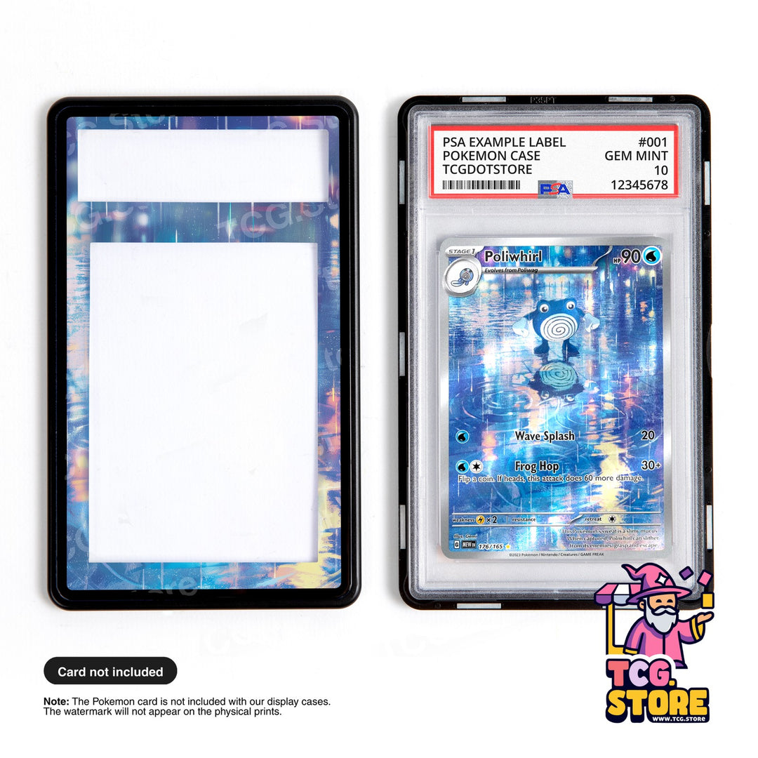 Poliwhirl 176/165 - 151 | Pokémon Graded Case Extended Art Display