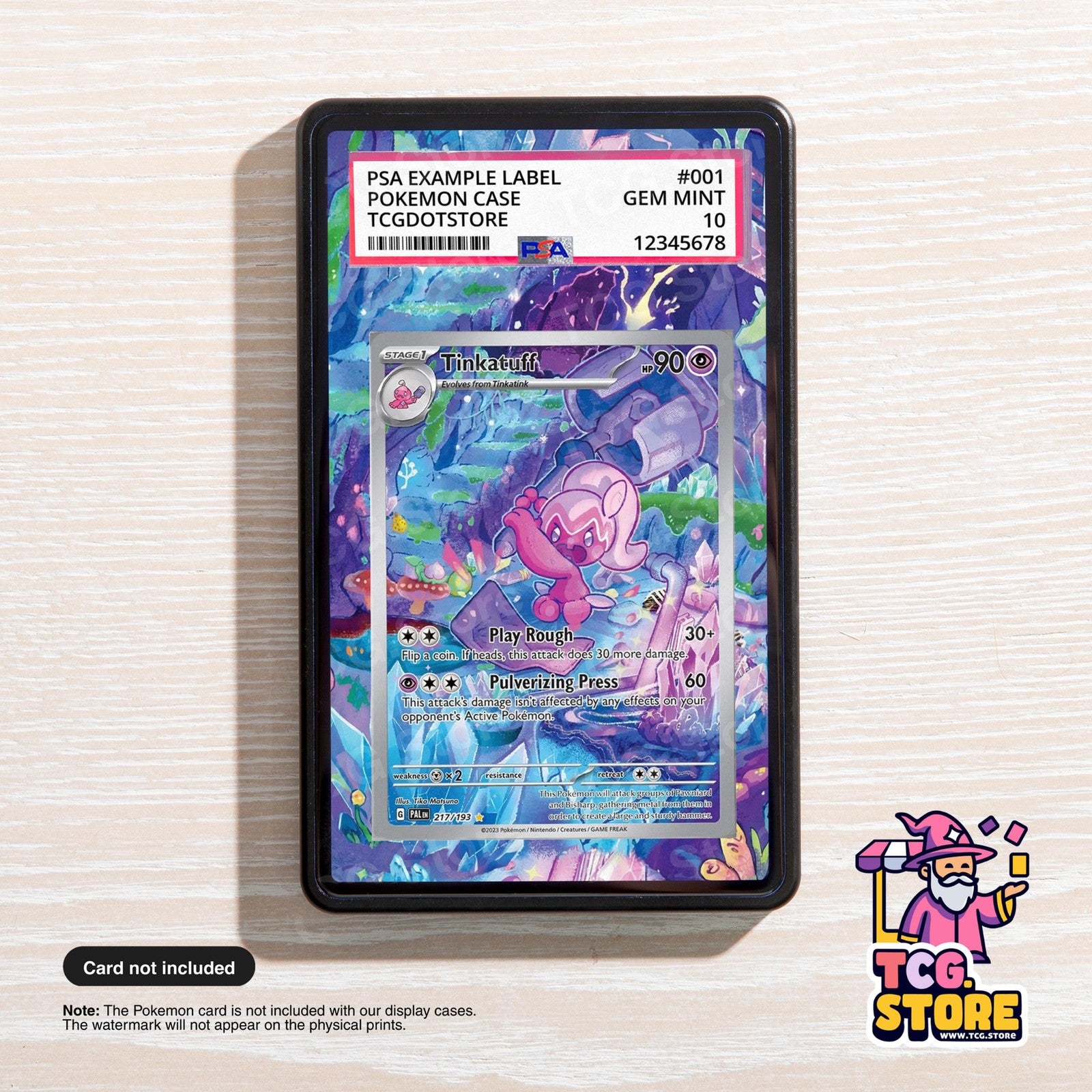 Tinkatuff 217/193 | Pokémon PSA / CGCGraded Card Case Extended Artwork Display