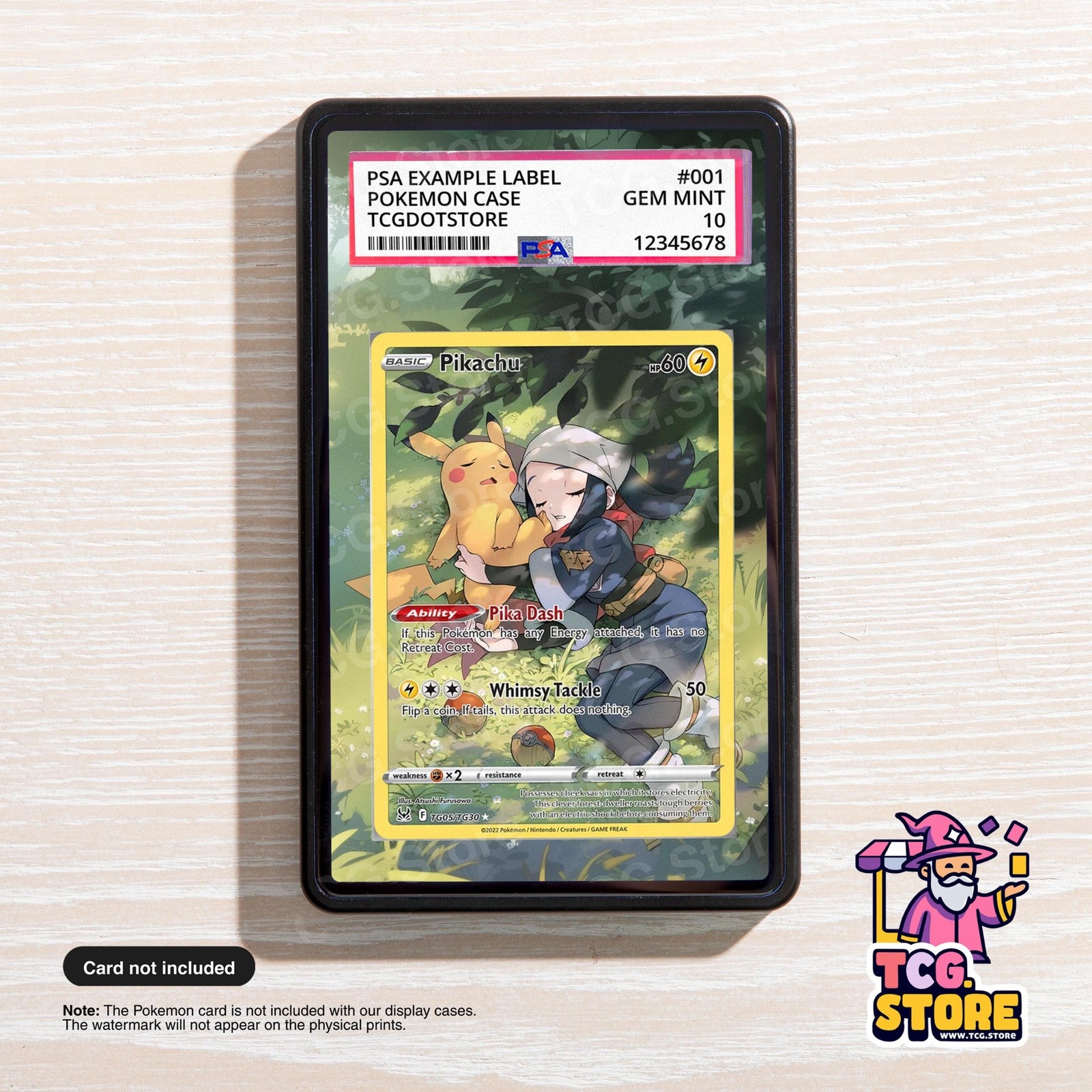 Pikachu TG05 | Pokémon PSA / CGC Graded Card Case Extended Art Case